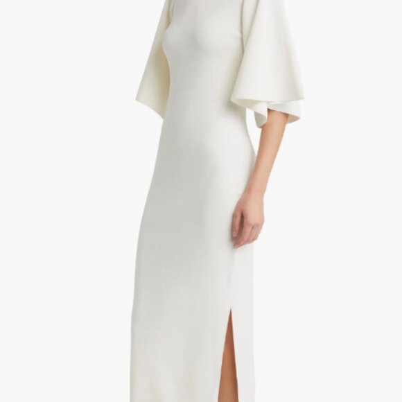 Ted Baker Lounia Fluted Sleeve Body-Con Sweater Dress Size 6 (US 14) NWT - Picture 3 of 7